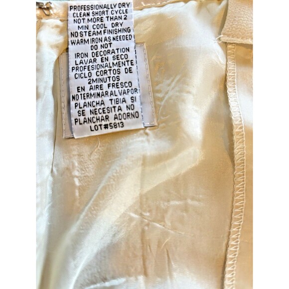 R&M Richards, Size 18, Cream, 2-Piece Dress with Jacket; Embroidered Bodice NEW! - Picture 15 of 15